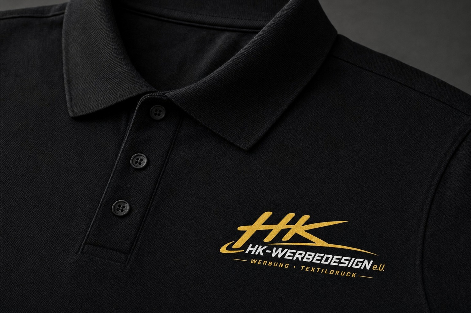 HK-Werbedesign Poloshirt Mockup